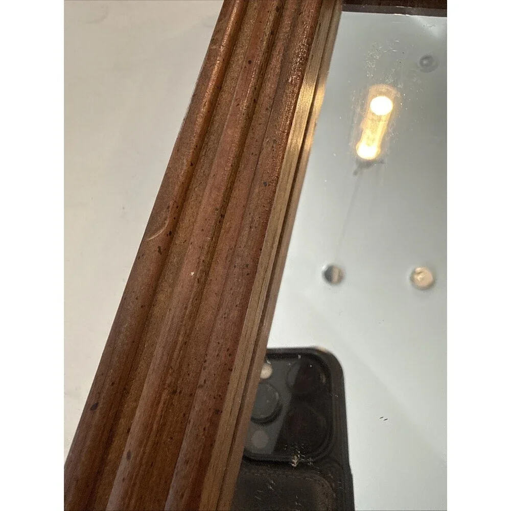 Vintage HOME INTERIORS Wooden Accent Mirror 8